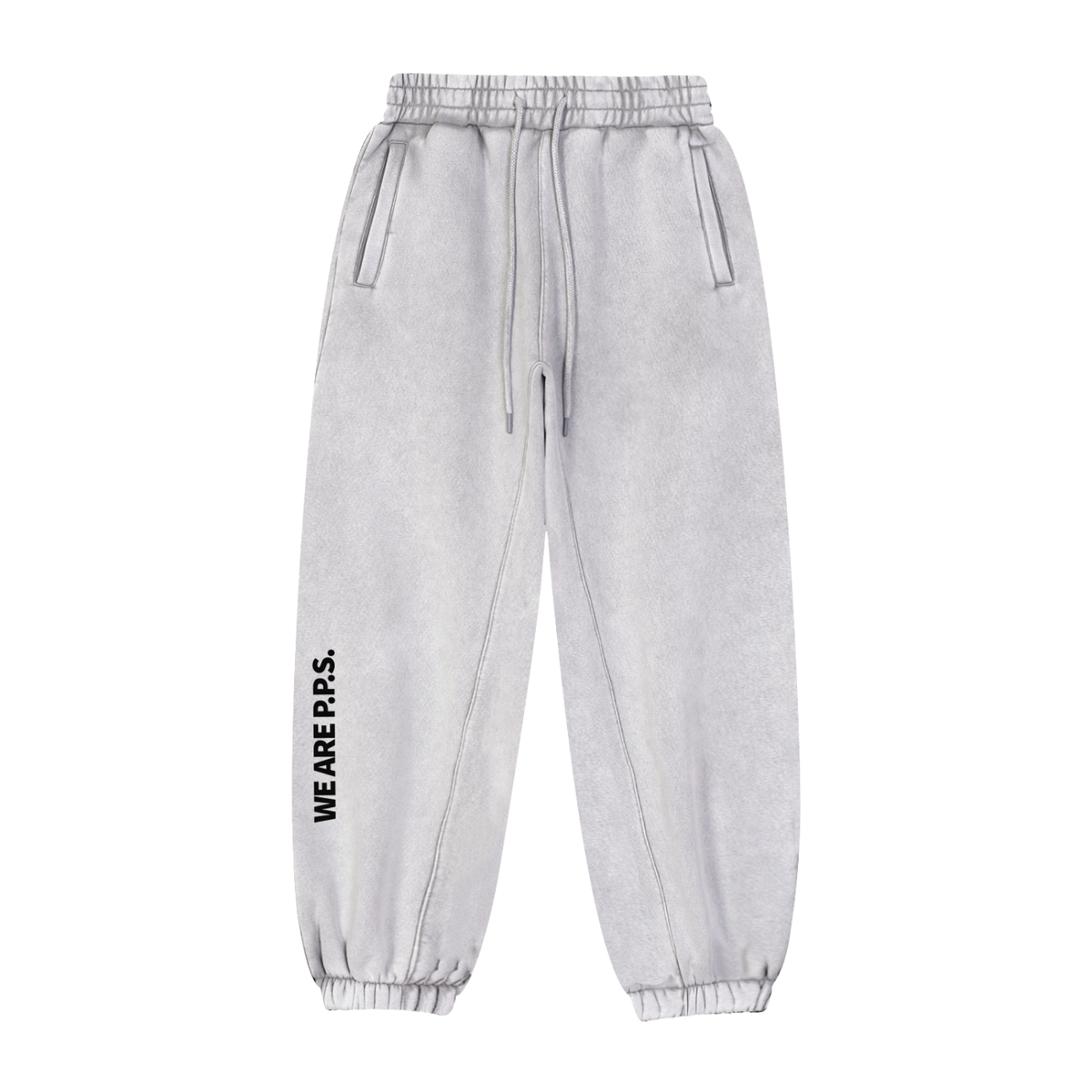 WE ARE P.P.S. heavyweight joggers with leg print